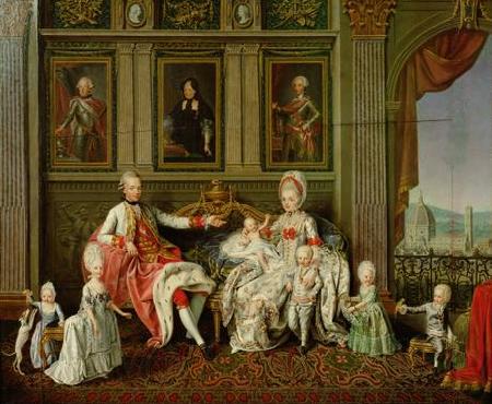 Wenceslaus Werlin GroBherzog Leopold mit seiner Familie